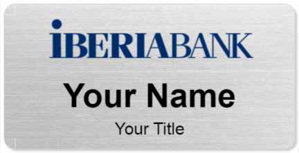 Custom name badges for Iberia Bank