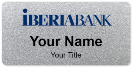 Custom name badges for Iberia Bank