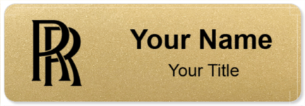 Custom name badges for Rolls Royce