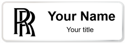 Custom name badges for Rolls Royce