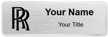 Custom name badges for Rolls Royce