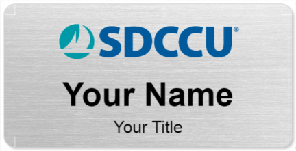 Custom name badges for SDCCU Bank