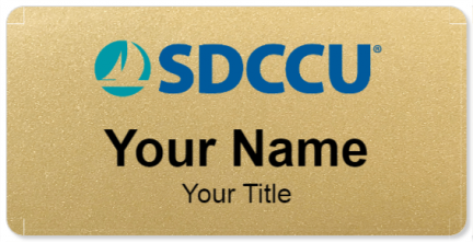 Custom name badges for SDCCU Bank