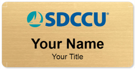 Custom name badges for SDCCU Bank