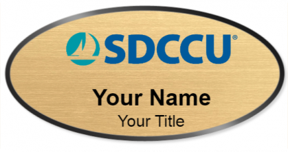 Custom name badges for SDCCU Bank