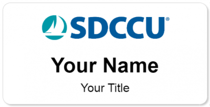 Custom name badges for SDCCU Bank