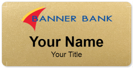Custom name badges for Banner Bank