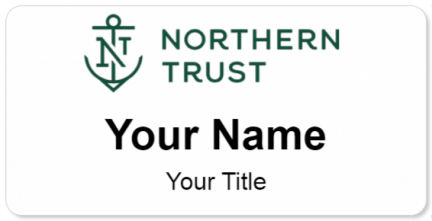 Custom name badges for Northern Trust