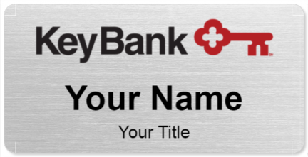 Custom name badges for KeyBank