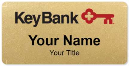 Custom name badges for KeyBank