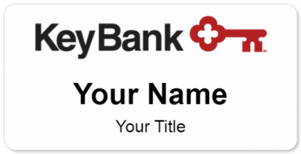 Custom name badges for KeyBank