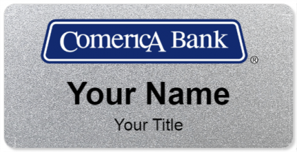 Custom name badges for Comerica Bank