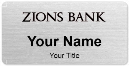 Custom name badges for Zions Bank