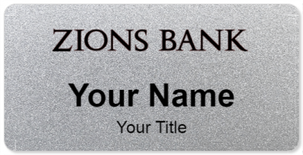 Custom name badges for Zions Bank
