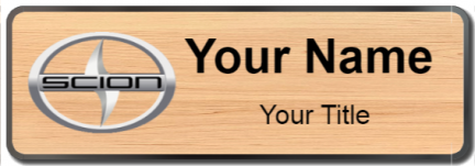 Custom name badges for Scion