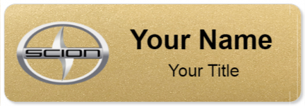 Custom name badges for Scion