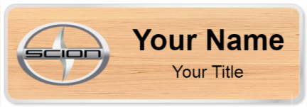 Custom name badges for Scion