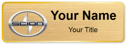 Custom name badges for Scion