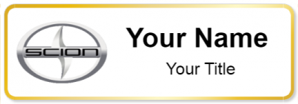 Custom name badges for Scion