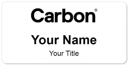 Custom name badges for Carbon3D
