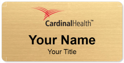 Custom name badges for Cardinal Health