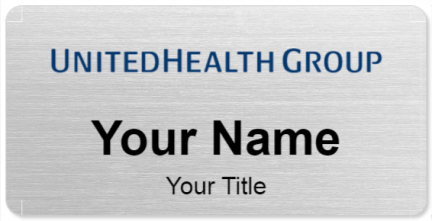 Custom name badges for United Health Group