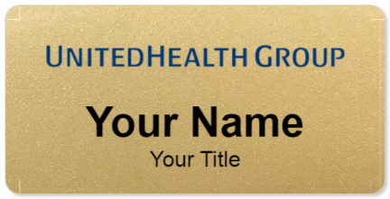 Custom name badges for United Health Group