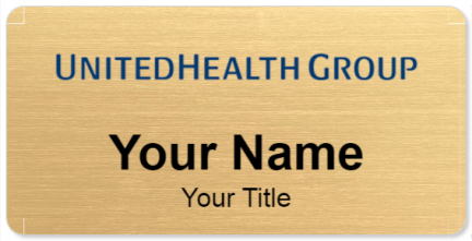 Custom name badges for United Health Group