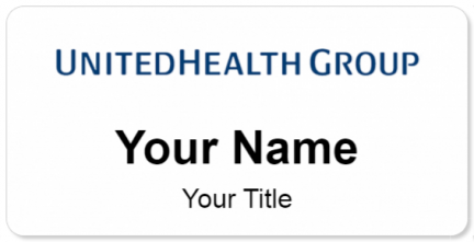 Custom name badges for United Health Group