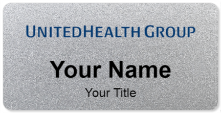 Custom name badges for United Health Group