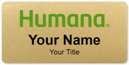 Custom name badges for Humana