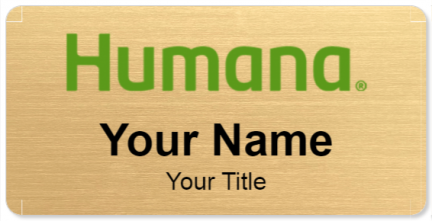 Custom name badges for Humana