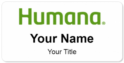 Custom name badges for Humana