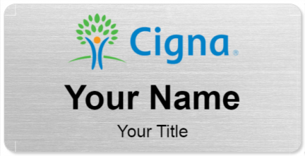 Custom name badges for Cigna