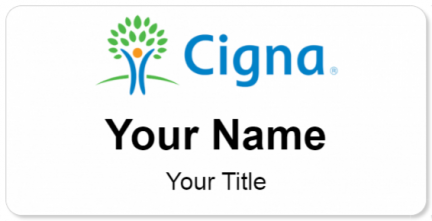 Custom name badges for Cigna