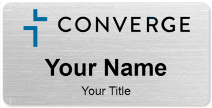 Custom name badges for Converge Church