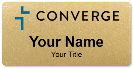 Custom name badges for Converge Church