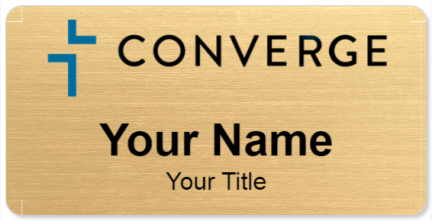Custom name badges for Converge Church
