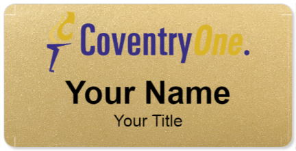 Custom name badges for CoventryOne
