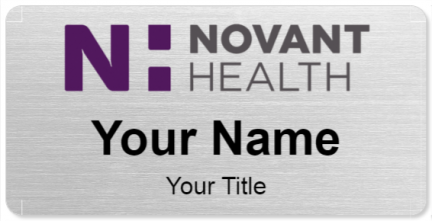 Custom name badges for Novant Health
