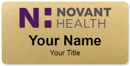 Custom name badges for Novant Health