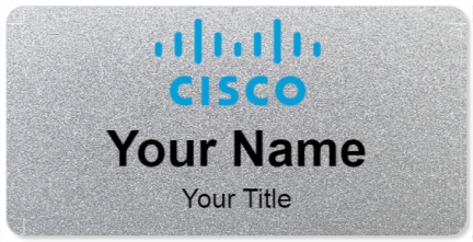 Custom name badges for Cisco Systems