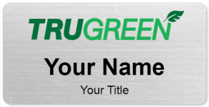 Custom name badges for TruGreen