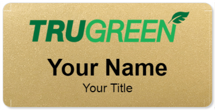 Custom name badges for TruGreen