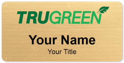 Custom name badges for TruGreen