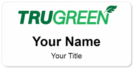Custom name badges for TruGreen