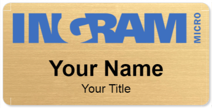 Custom name badges for Ingram Micro