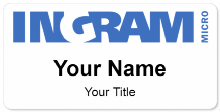 Custom name badges for Ingram Micro