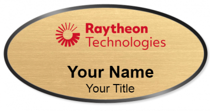 Custom name badges for Raytheon Technologies