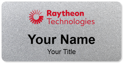 Custom name badges for Raytheon Technologies